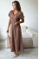 Платье «Селеста» цвета капучино