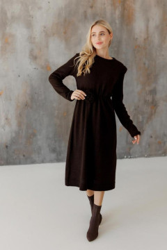Сукня «Ніколь-міді» шоколадного кольору