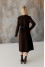Сукня «Ніколь-міді» шоколадного кольору