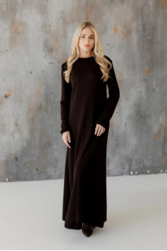 Сукня «Ніколь-максі» шоколадного кольору