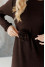 Сукня «Ніколь-максі» шоколадного кольору