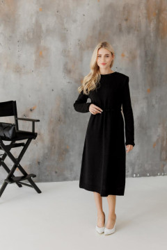 Сукня «Ніколь-міді» чорного кольору
