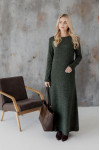 Сукня «Ніколь-максі» темно-зеленого кольору