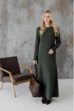 Сукня «Ніколь-максі» темно-зеленого кольору