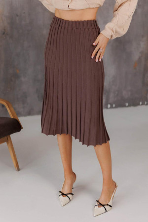 Спідниця «Ліорін» шоколадного кольору
