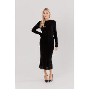 Платье «Соломія» черного цвета