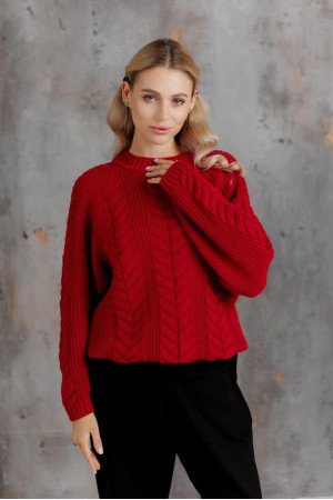 Джемпер «Фіона» червоного кольору