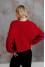 Джемпер «Фіона» червоного кольору