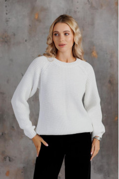 Джемпер «Джун» белого цвета