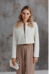 Jacket "Charm" milky color