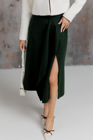 Юбка «Ведана» темно-зеленого цвета