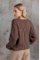 Кардиган «Грейс» шоколадного кольору