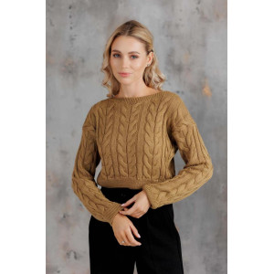 Кроп-джемпер «Асоль» карамельного кольору