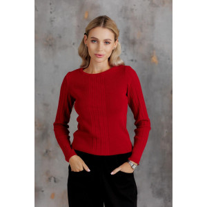 Лонгслів «Мілана» червоного кольору