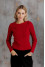 Лонгслів «Мілана» червоного кольору