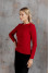 Лонгслів «Мілана» червоного кольору