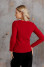 Лонгслів «Мілана» червоного кольору