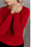Лонгслів «Мілана» червоного кольору