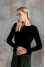 Лонгслів «Мілана» чорного кольору