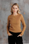 Лонгслив «Мілана» карамельного цвета