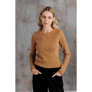 Лонгслів «Мілана» карамельного кольору