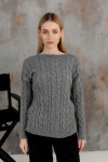Gray sweater "Assol"
