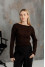 Кроп-джемпер «Асоль» шоколадного цвета