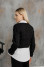 Кроп-джемпер «Асоль» черного цвета