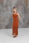 Orange dress "Justina"