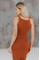 Orange dress "Justina"