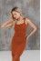 Orange dress "Justina"