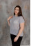 Футболка «Неоніла» сірого кольору