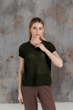 Футболка «Неоніла» оливкового кольору