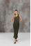 Dress "Aura" olive color