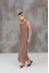 Aura dress in taupe color