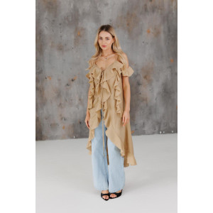 Блуза «Романс» карамельного кольору