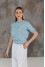 Футболка «Катрін» голубого цвета