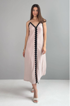 Beige sundress "Kania"