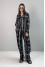 Chiara black printed suit