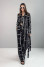 Chiara black printed suit