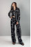 Chiara black printed suit