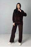 Chocolate-colored Monsoon tracksuit