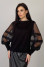 Кофта «Арсения» черного цвета