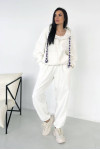 Tracksuit "Daisy" milky color