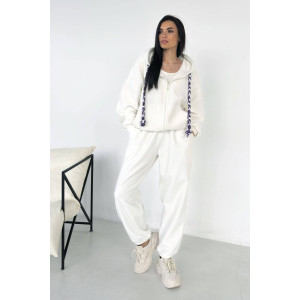 Спортивний костюм «Дейзі»  молочного кольору