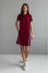 Dress "Rosko" burgundy color