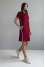 Dress "Rosko" burgundy color