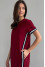 Dress "Rosko" burgundy color