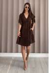 Сукня «Лоран» шоколадного кольору