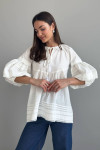 Blouse "Elelia" milky color